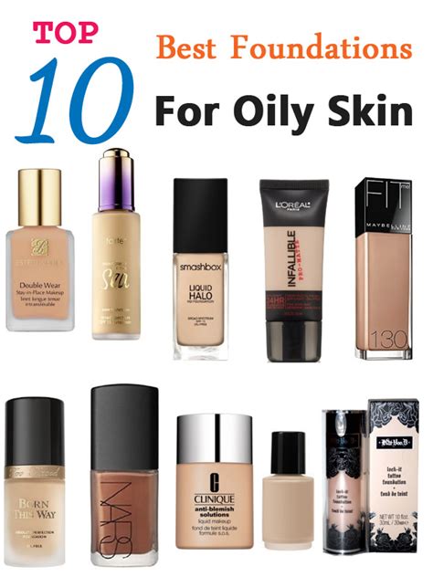 foundation for mature oily skin.